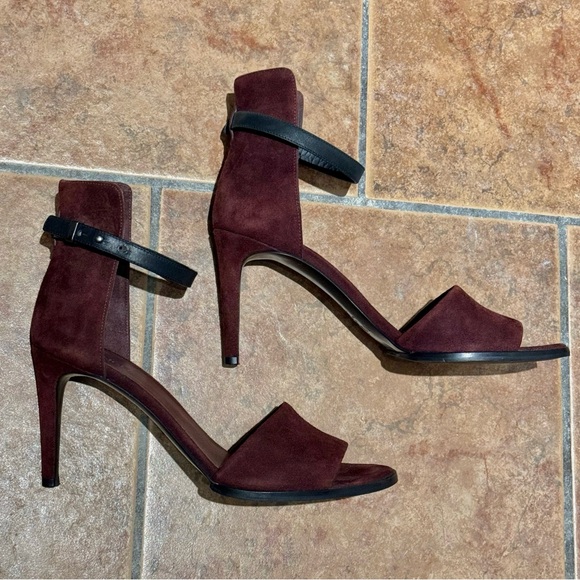 Vince Adley Suede Ankle Strap Sandal - Picture 2 of 8